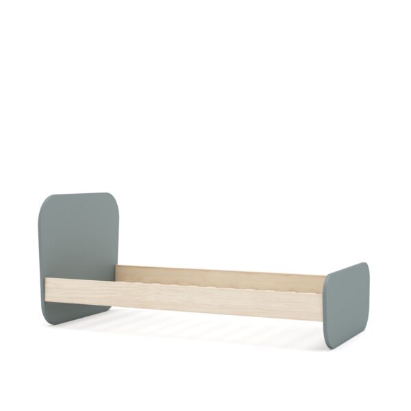 Cama 90 Esteban verde (verde kaki 444c/cera blanca)