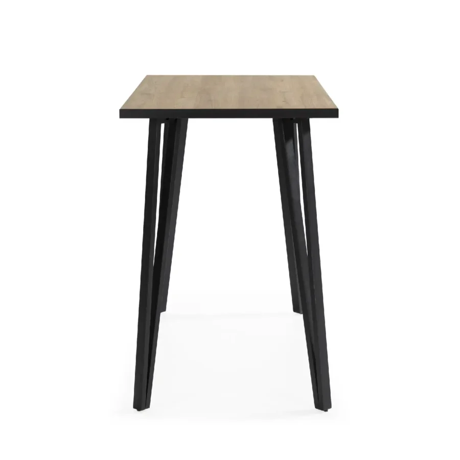 Mesa bar Sada madera (natural/canto bocamina) - Imagen 3