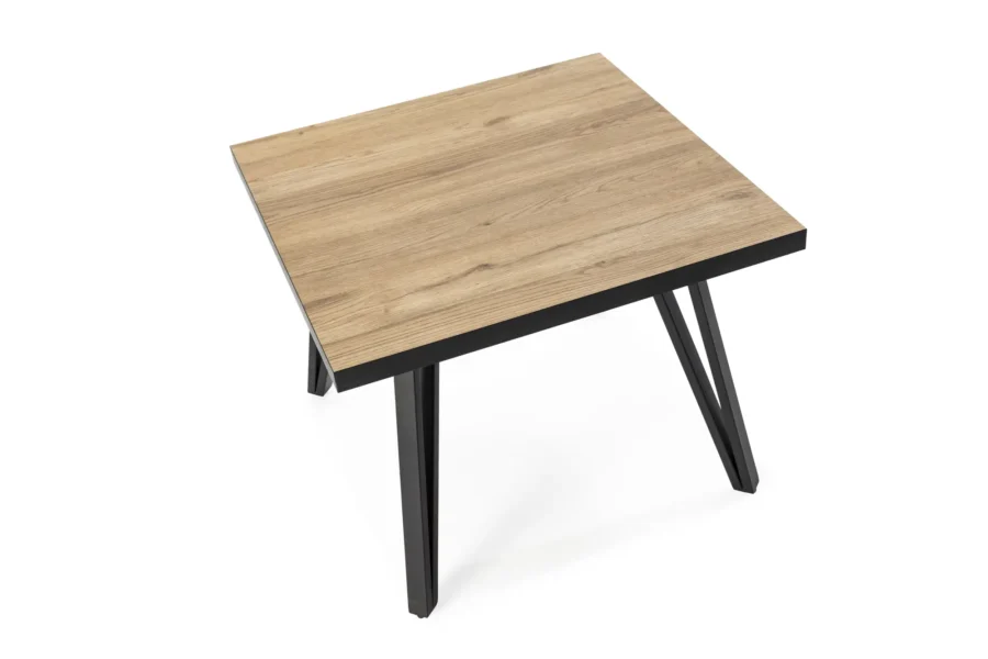 Mesa centro cuad. Sada madera (natural/canto bocamina) - Imagen 3