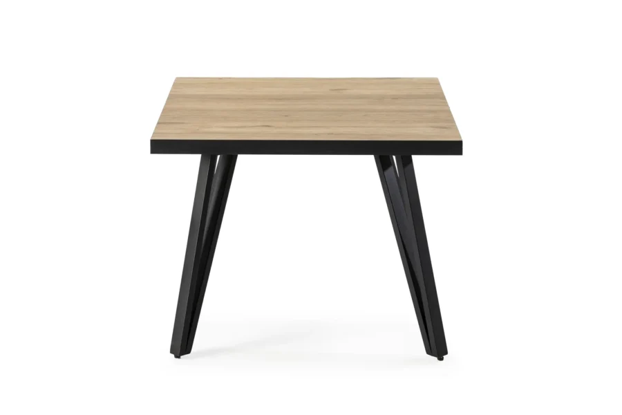 Mesa centro cuad. Sada madera (natural/canto bocamina) - Imagen 4