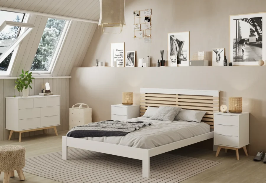 Mesita Nexus blanco (blanco/cera blanca) - Imagen 3