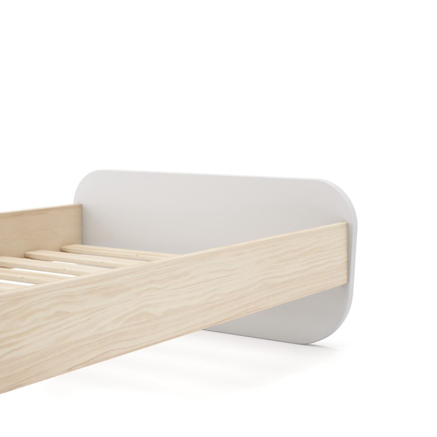 Cama 90 Esteban blanco (blanco/cera blanca) - Imagen 4