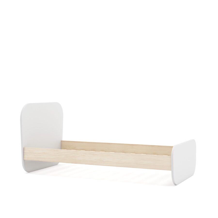 Cama 90 Esteban blanco (blanco/cera blanca) - Imagen 8