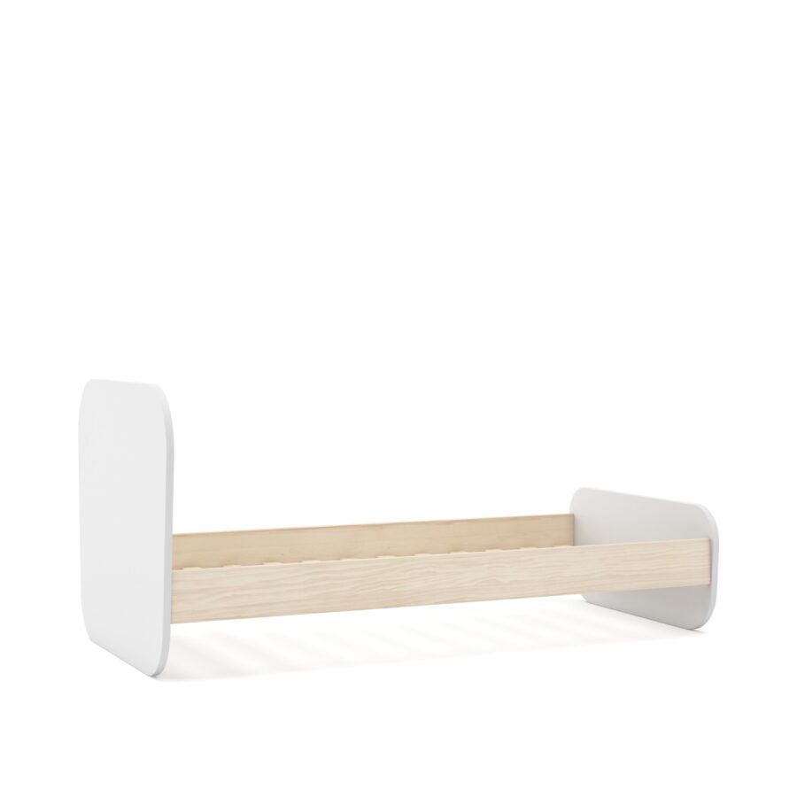 Cama 90 Esteban blanco (blanco/cera blanca) - Imagen 9