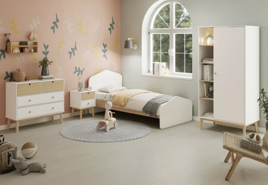 Mesita Estela blanco (blanco/cera blanca) - Imagen 2