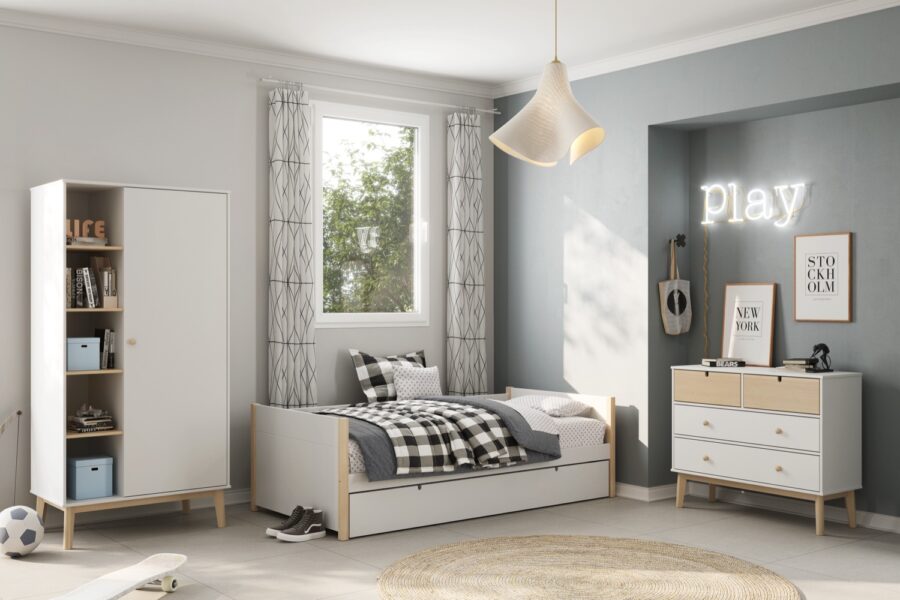 Cómoda Estela blanco (blanco/cera blanca) - Imagen 3