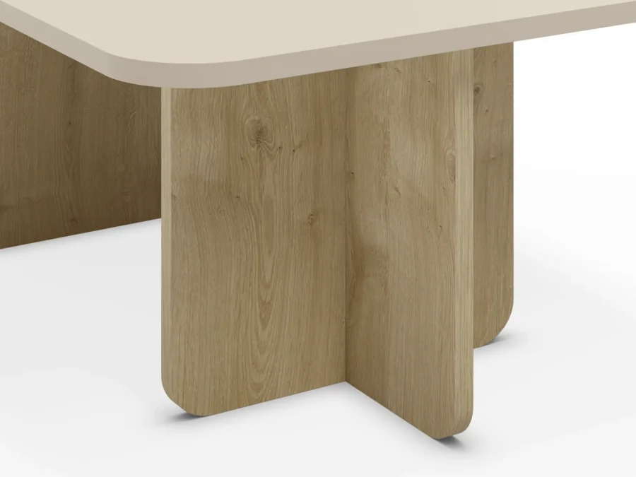 Mesa centro Kendall crema - Imagen 3