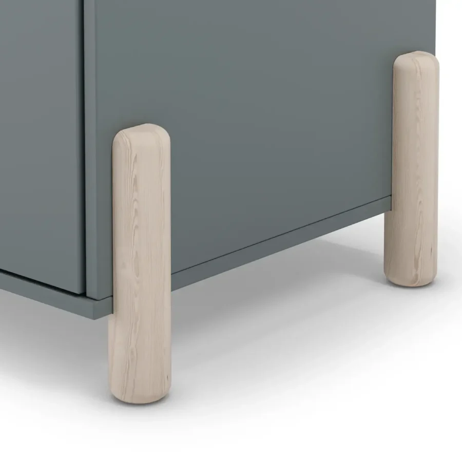 Armario Enza verde (verde kaki c/cera blanca) - Imagen 4