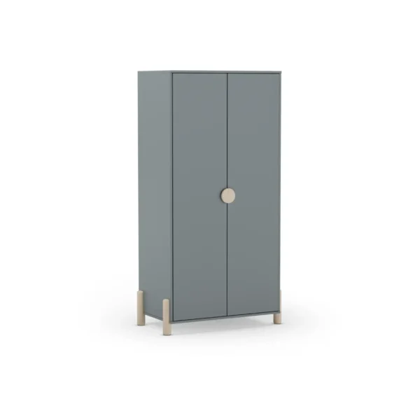 Armario Enza verde (verde kaki c/cera blanca)