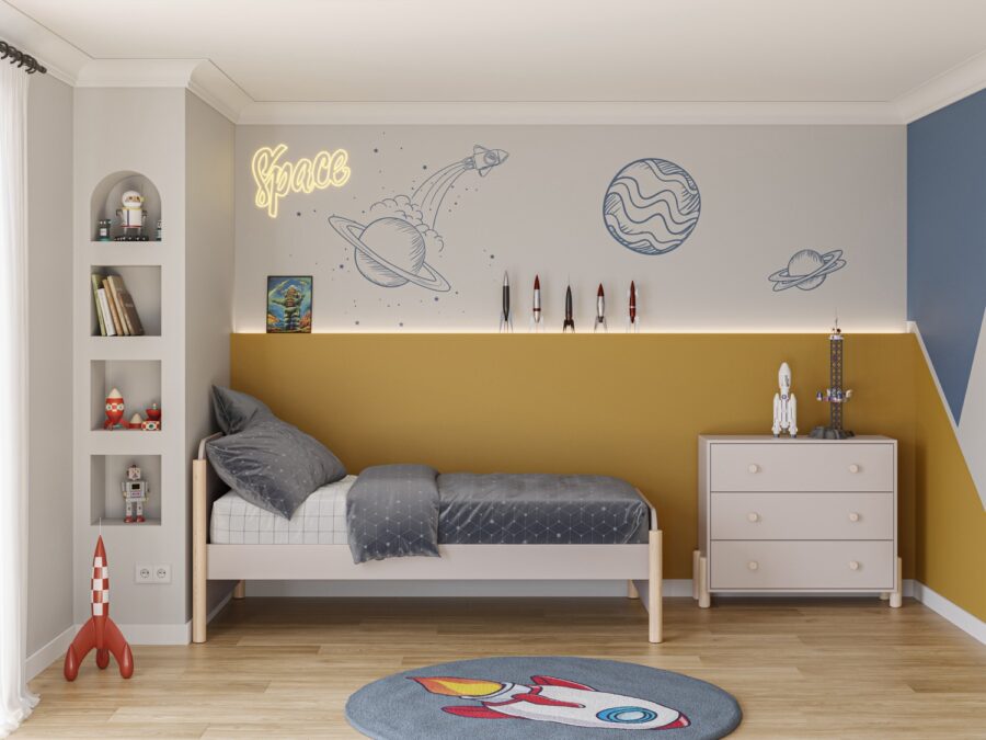 Cama 90 Enola crema (crema/cera blanca) - Imagen 2