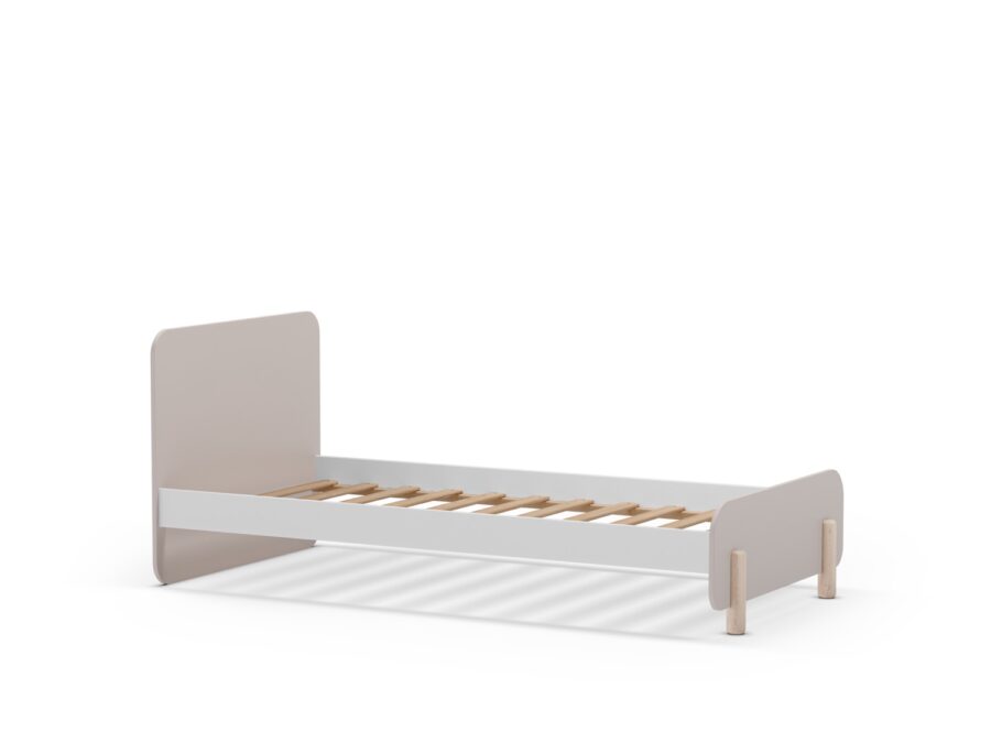 Cama 90 Nora crema (crema/cera blanca) - Imagen 5