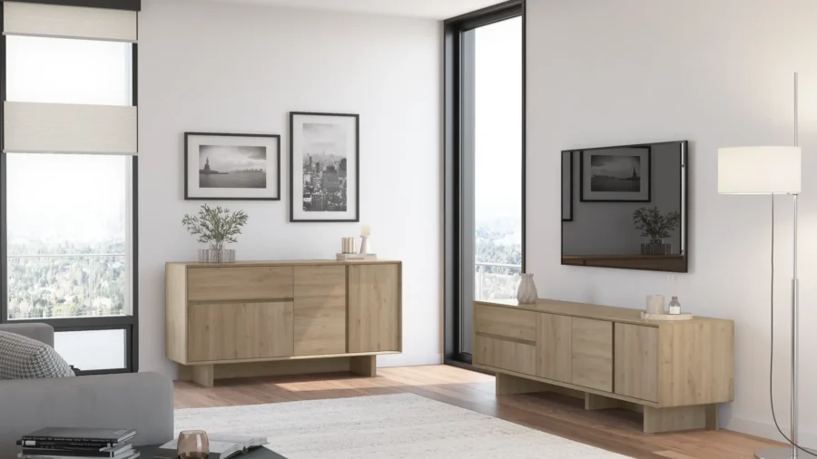 Mueble TV Kav (roble cadiz) - Imagen 3
